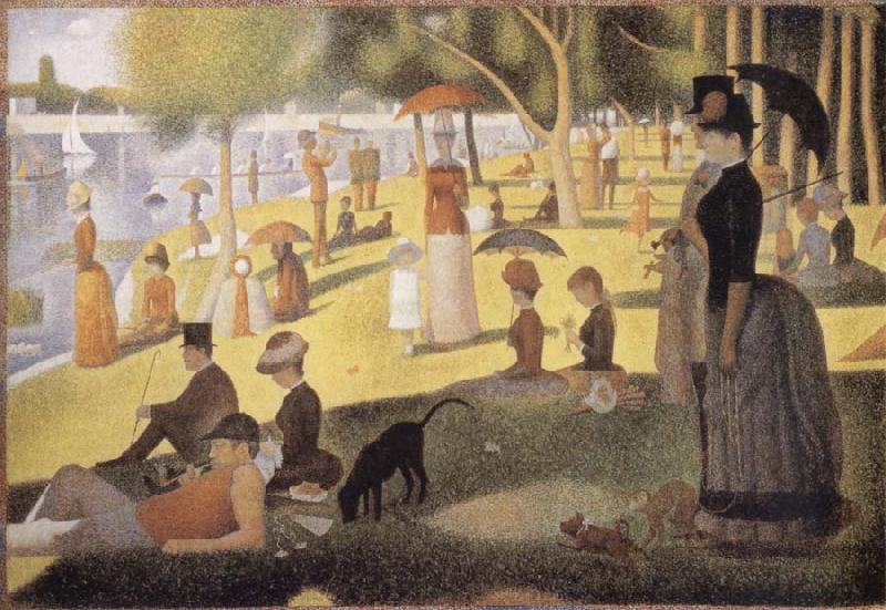 Georges Seurat Sunday Afternoon on the Island of La Grande Jatte oil painting image